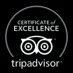 Certificate of Excellence from Trip Advisor for Four Hands Restaurant Terrigal